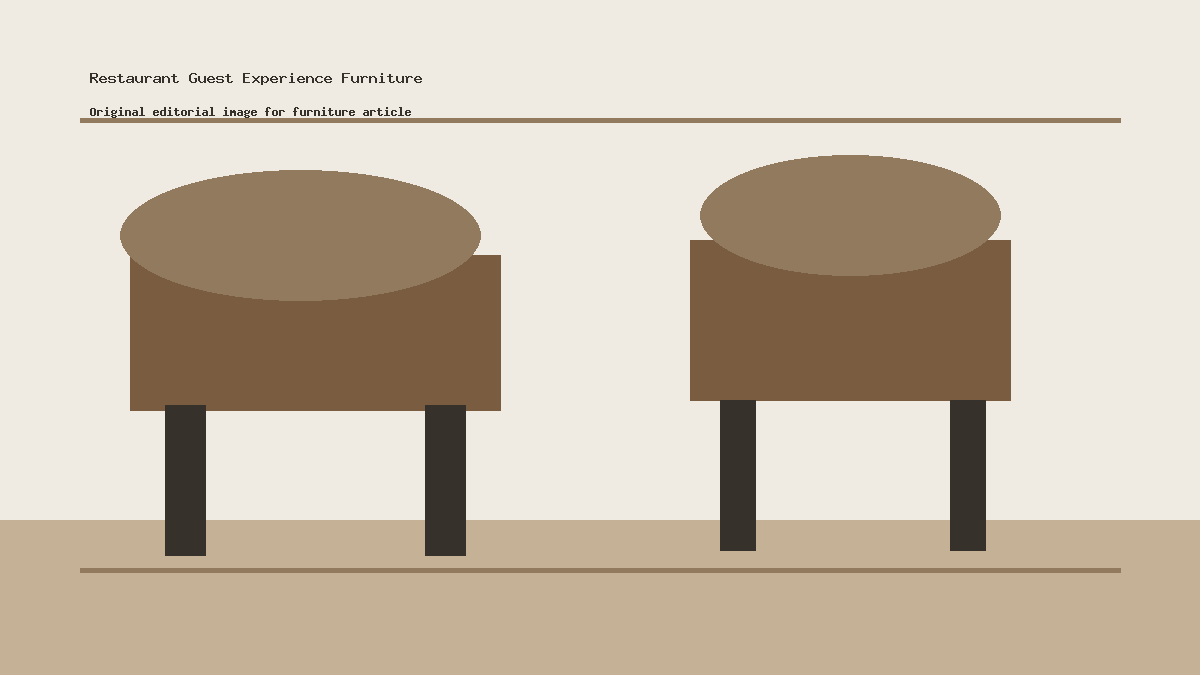 Restaurant Furniture That Shapes the Guest Experience Before the Menu Arrives