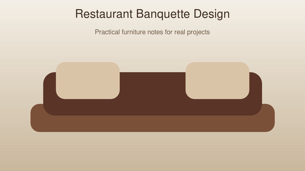 Restaurant Banquettes That Balance Comfort, Capacity, and Character